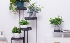 15 Collection of Four-Tier Metal Plant Stands