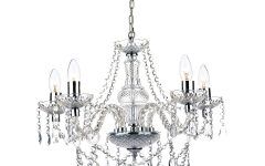 15 The Best Chrome and Glass Chandelier