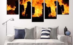 10 Ideas of Firefighter Wall Art