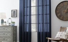 15 Best Ideas Archaeo Slub Textured Linen Blend Grommet Top Curtains