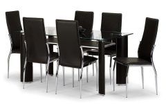 20 Ideas of 6 Seater Glass Dining Table Sets