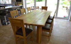 20 Collection of 8 Seater Oak Dining Tables