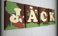 20 Ideas of Letters Canvas Wall Art