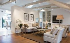 Attic Interior Remodel to Contemporary Living Room