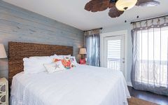 Beach Chic Curtains for Warm and Cozy Bedroom Interior