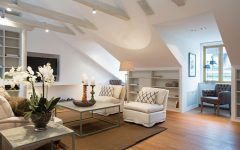 Beautiful Attic Living Room Design 2014
