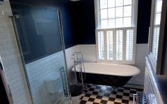 Black White Shower Room Design Ideas 2013