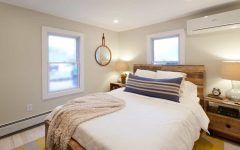 Bright Warm Master Bedroom With Natural Material Accents