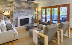 Contemporary Craftsman Living Room in Comfortable Cozy Design