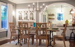 Country Dining Room With Arched Inserts