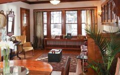 Craftsman Style Living Room With Classic Woodwork