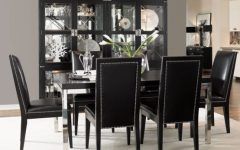 Elegant Black White Dining Room Ideas 2013