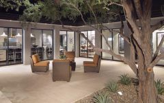 Elegant Minimalist Courtyard Furniture Ideas
