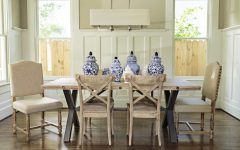 French Country Wood Furnishings for Rustic Dining Room