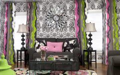 Fun Patterns Wall Colors for Living Room Decoration