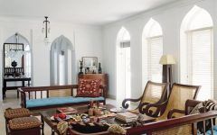 Impressive Oriental Narrow Living Room