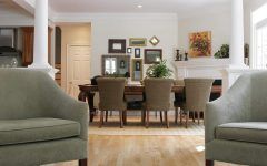 Living Room and Dining Room Home Interior Design Ideas