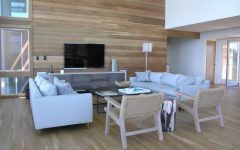 Modern Wooden Wall TV Stand Contemporary Design