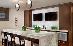 Cozy Modern Kitchen Breakfast Bar Designs