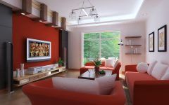 Red Living Room Colors for 2012