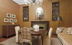 Round Tablel Dining Room in Classic American Style