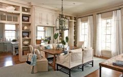 Rustic Dining Room With Decorative Wall Cabinet