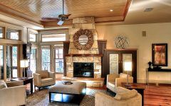 Rustic Dining Room and Living Room Interior