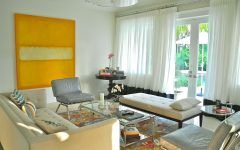 Contemporary Living Room Curtains