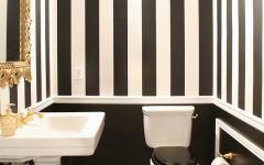 Unique Black and White Bathroom Toilet