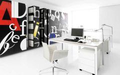 White Modern Office Furniture Designs Ideas
