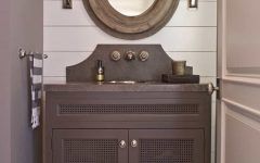 Wood Cottage Style Bathroom Vanities Cabinets