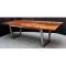 Acacia Wood Top Dining Tables With Iron Legs on Raw Metal