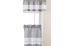 Top 25 of Live, Love, Laugh Window Curtain Tier Pair and Valance Sets