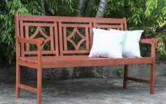  Best 25+ of Amabel Patio Diamond Wooden Garden Benches