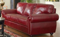  Best 10+ of Red Leather Couches and Loveseats