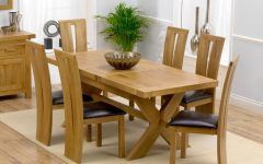 20 Photos Extending Oak Dining Tables and Chairs