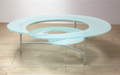 50 Best Collection of Spiral Glass Coffee Table