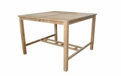 Top 25 of Patio Square Bar Dining Tables