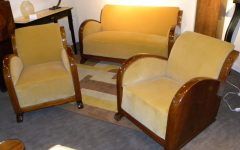 15 Photos Art Deco Sofa and Chairs