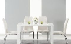 20 Ideas of White Gloss Dining Tables 120Cm