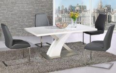 20 Best High Gloss White Dining Tables and Chairs