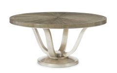 25 The Best Gray Wash Banks Pedestal Extending Dining Tables