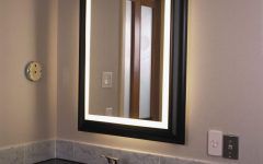 20 Collection of Mirrors With Lights for Bathroom