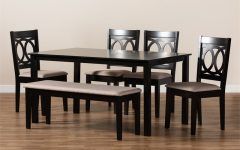 15 Best Collection of Dark Brown 6-Piece Patio Dining Sets
