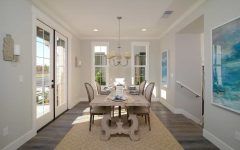 Beach Style Light Colored Dining Room With Plenty of Natural Light