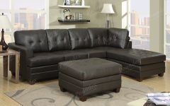 15 Best Diana Dark Brown Leather Sectional Sofa Set
