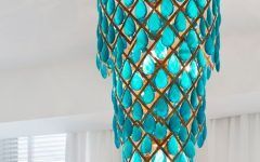 2024 Popular Turquoise Blue Chandeliers