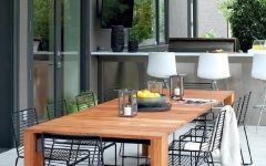 20 Ideas of Garden Dining Tables