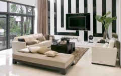 Black and White Ceramic Wall Tiles for Modern Living Room