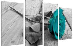 The Best Black and Teal Wall Art